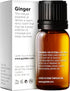 Gya Labs Ginger Essential Oil, 0.34 Fl Oz, for Massage, Diffuser, Hair, Skin, Body & Candle Making, Warming Scent