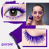 Purple Lashes Extensions Mascara, Eyes Makeup Eyelash Serum, Coloured Mascara Waterproof Fast Dry for Curling