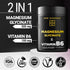 Magnesium Glycinate Gummies 500mg with Vitamin B6 100mg - Non-GMO, High Absorption for Stress Relief & Muscle Support