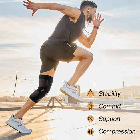 NEENCA Copper Knee Brace for Women and Men, Knee Compression Sleeve for Knee Pain, Arthritis, ACL, Meniscus Tear, Joint