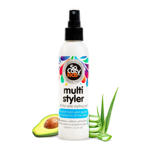 SoCozy Multi Styler, Kids Styling Hair Spray, Safe for Everyday Use, 5.2 Fl Oz, Gentle Formula