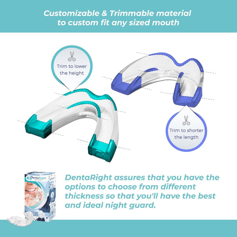 Dental Mouthguard for Bruxism | Teeth Grinding & Clenching | Pack of 6 | Moldable & Trimmable Premium Quality