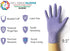 Disposable Gloves, Steel Blue Heavy Duty Nitrile Gloves, 9.5" Length, Powder Free, 6 Mil Thickness, X-Large, Pack of 100