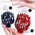 RC ROCHE ORNAMENT 6 Pcs Bun Maker Hair Clip, Side Slide Round Dome Comb Clamp Updo, Medium Classic Multicolor