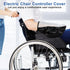 JDVBDNK Power Wheelchair Joystick Protector Cover, Elderly Disabled Wheelchair Armrest Covers, Waterproof & Durable PVC