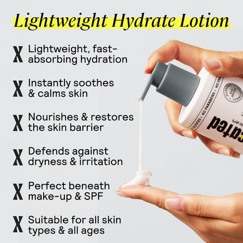 Moisturizing Lotion | Daily Face Moisturizer & Body Lotion for Sensitive Skin with Ceramides & Hyaluronic Acid,