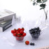 12 Pcs Plastic Clear Serving Bowls with Kitchen Scoops, Salad, Popcorn, Angled Candy Bowl for Cooking Parties, 210 ml