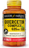 MASON NATURAL Plant Based Quercetin Complex 625 mg, Immunity Booster, 60 Tablets with Antioxidant Benefits