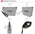 Xhuibop Customize Cosmetic Bags with Zip, PU Leather Makeup Bag, Personalized Pouch for Girls Christmas Gifts