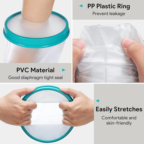 Cast Cover for Shower Arm Adult, Waterproof Full Arm Cast Protector for Shower Bath, Arm Cast and Bandage Cover for