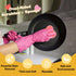 Heart Shaped Non-Scratch Scrub Sponge, Dual-Sided Kitchen Sponge and Scrubber, 20 Pcs for Household Cleaning.