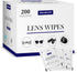 Pikabeast 200 Count Lens Wipes for Eyeglasses, Eyeglass Cleaner Wipes for Cameras, Sunglasses,