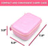 CASEMATIX Pink Travel Case Bag for Asthma Inhaler, Masks, Spacer - Case Only