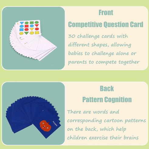 Puzzle Gifts for Elderly Dementia Patients, Memory Activities and Games for Elderly Dementia and Geometric Cognitive