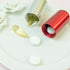 3 Size Waterproof Aluminum Pill Box Case, Colorful 6pcs Capsule Bottle Cache Drug Holder Keychain Container
