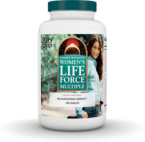 Source Naturals Women's Life Force Multiple - Daily Multivitamin & Immune Health Supplement - 180 Tablets