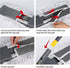 MASTERTOP Professional Industrial Dust Mop with 3 Microfiber Mop Pads and Telescopic Aluminum Handle