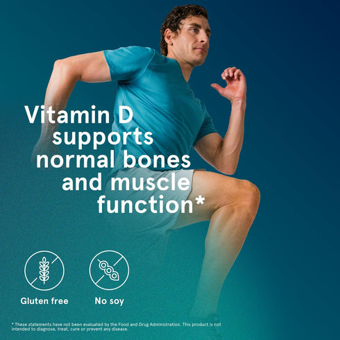 Puori Vitamin D3 with Organic Coconut Oil, 120 x 2500 IU for Immune Support