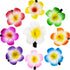 WILLBOND 36 Pieces Plumeria Flower Hair Clips, Hawaiian Foam Flower for Bridal Wedding Luau Hair Decorations