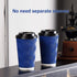 Kindpack 16 oz (90 Set) Disposable Coffee Cups with Lids and Straws - Togo Hot Paper Coffee Cup with Lid To Go