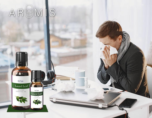 ArOmis Laurel Leaf Essential Oil - 100% Pure & Undiluted for Aromatherapy & Diffusers, 30ml (1 Fl oz)