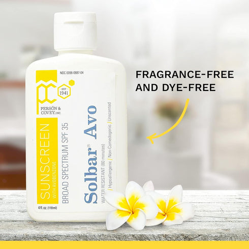 Solbar AVO SPF 35 Sunscreen, 4 Oz