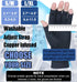 2 Pairs Copper Arthritis Gloves for Women Men, Compression Gloves with Adjust Strap for Wrist Support
