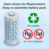 3.7 Volt 116340 Rechargeable Battery 2800mAh 4 Pack for LED Flashlight, Headlamps, etc.