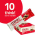 think! Protein Bars - Gluten Free, Kosher Friendly, Chunky Peanut Butter, 2.1 Oz, 10 Count (Packaging May Vary)