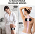 Wireless TENS & EMS Unit Back Pain Relief Massager - APP Controlled Bluetooth Muscle Stimulator for Back, Shoulder,