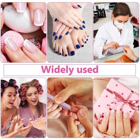 Mudder 8 Pcs Stone Nail File Pumice Stick, Nail Cuticle Pusher Rock File for Home Salon Toenail Buffing