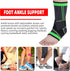 Ankle Support Braces (1 Pair), Breathable Compression Sleeves with Adjustable Wrap for Plantar Fasciitis Relief