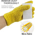 ZHJISHGUO 2 Pcs Blue Reusable Microfiber Cleaning Gloves