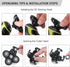 Telfun Shaver Replacement Blades, 5 Heads Electric Razor Shaver Head for Easy Install