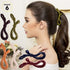 RC ROCHE ORNAMENT 6 Pcs Bow Ribbon Hair Clip Claw, Women Banana Ponytail Holder, Classic Multicolor