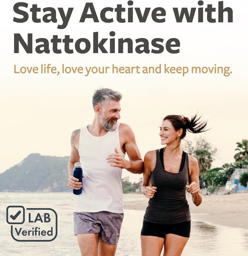 Healths Harmony Nattokinase 2000 FU - Powerful Nattokinase Supplement from Naturally Fermented Soybeans (120 Vegan