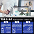 6 Pieces Clear Makeup Bags, Portable Travel Pouch with Zipper, TSA Approved Waterproof Vinyl Plastic Organizer Case