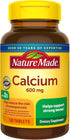 Nature Made Calcium 600 mg with Vitamin D3 - Dietary Supplement for Bone Support, 120 Tablets (Pack of 3)