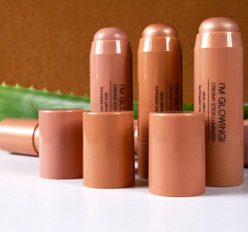 Palladio I'm Glowing Creamy Stick Luminizer - Ultra-Creamy Texture for Smooth Application, All Day Wear, Limelight