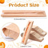 kenaeooe 100 Pack 23.8 4.4 1.6 Inch Baguette Bread Bags with Clear Window, Long French Bread Bag, Paper Bakery Storage