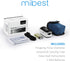 mibest OLED Finger Pulse Oximeter, O2 Meter in Dual Color White/Black
