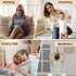 YUEHISY 21 White Noise Sleep Instrument, Sound Multifunction Rechargeable Promote Sleep Sound Machine, Colorful Light