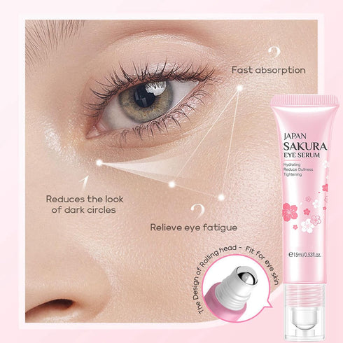 Skin Care Set Sakura for Women, Korean Beauty Gift Kit with Cleanser, Serum, Cream, Toner, Eye Cream, and Masks.