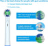 Electric Toothbrush Replacement Heads Compatible with Oral-B, Soft Bristles, 16 Pack
