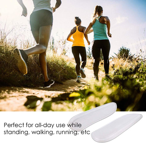 5 Pairs Silicone Insoles for Medial & Lateral Heel Wedge - Corrective Adhesive Shoe Inserts for Foot Alignment,