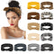 Huachi 12 Pack Bow Headbands for Women - Elastic Knotted Hair Band with Rabbit Ears, Cute Fashion Accessories