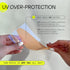 Reusable Forehead and Neck Sunblock Patches - 100% Silicone UV Protection Stickers with UPF 50 (Nude)