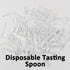 500PCS Clear Plastic Cutlery, Disposable Small Spoons for Tasting Dessert, Jelly, Ice Cream, Cake