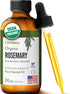 UpNature Organic Rosemary Oil, 100% Pure Rosemary for Hair, Scalp, Skin, 2oz