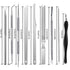 Ingrown Toenail Pedicure Tool Kit, 11 Piece Stainless Steel Nail Care Treatment for Nail Correction and Pain Relief
